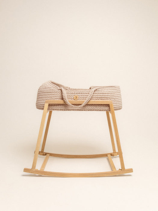 Baby Moses Basket with Round Hood Standard EU Bassinets & Cradles Anzy Home