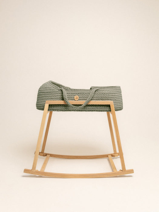 Baby Moses Basket with Round Hood Standard EU Bassinets & Cradles Anzy Home