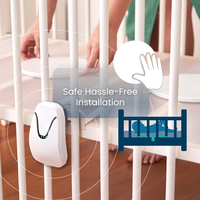 Babysense 7 & V24: Video Baby Monitor with Breathing Motion Detection & Safety Alerts Bundle Breathing Movement Monitor Babysense