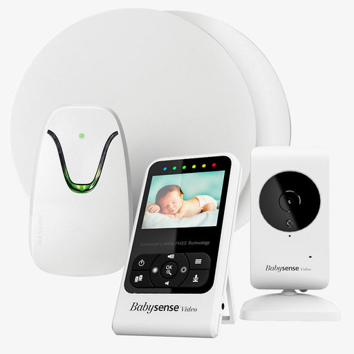 Babysense 7 & V24: Video Baby Monitor with Breathing Motion Detection & Safety Alerts Bundle Breathing Movement Monitor Babysense