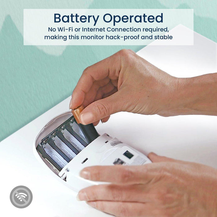 Babysense 7 & V24: Video Baby Monitor with Breathing Motion Detection & Safety Alerts Bundle Breathing Movement Monitor Babysense