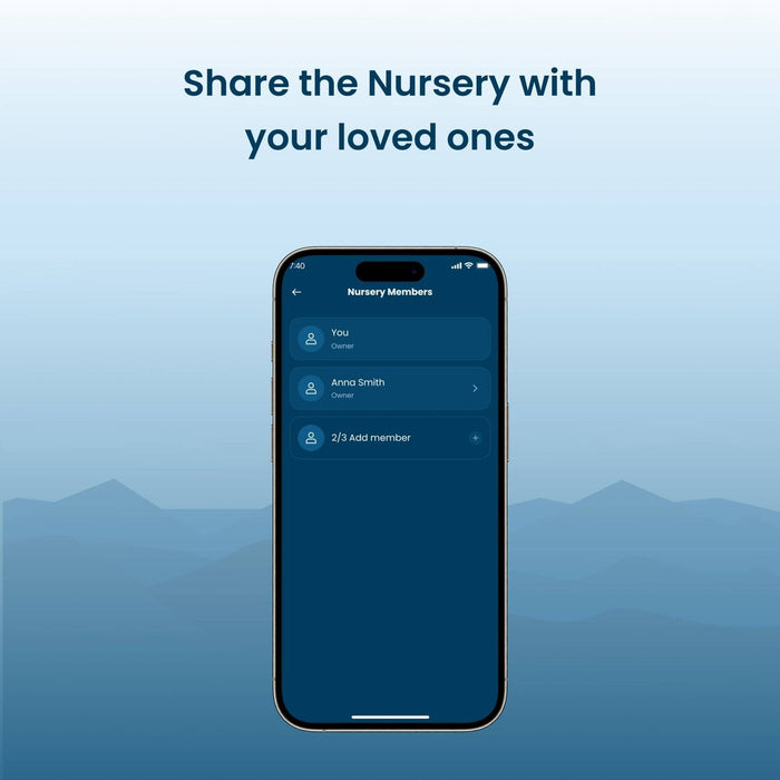 Babysense Connect Sleep Monitor: Baby Breathing Motion with Sleep Analytics Smart Nursery Babysense