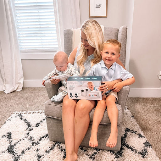 Babysense HD S2: Video Baby Monitor with 2 Cameras, Non Wifi, Split Screen & Night Light Machine Video Monitor Babysense