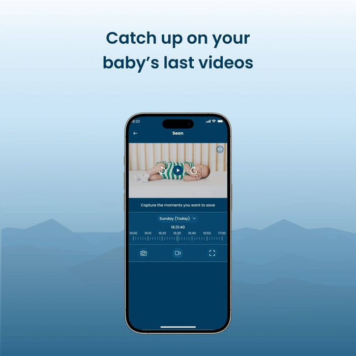 Babysense Safe Sleep Smart Nursery: Video Baby Monitor, Breathing Motion with Safety Alerts, Night Light & Sound Machine Smart Nursery Babysense