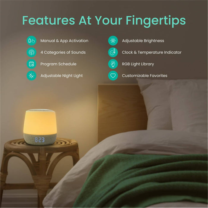 Babysense Safe Sleep Smart Nursery: Video Baby Monitor, Breathing Motion with Safety Alerts, Night Light & Sound Machine Smart Nursery Babysense