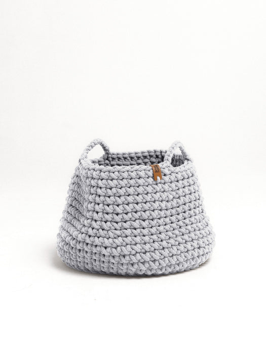 Pet Toys Basket Personalizable Recycled Silver Cord Pet Bed Anzy Home