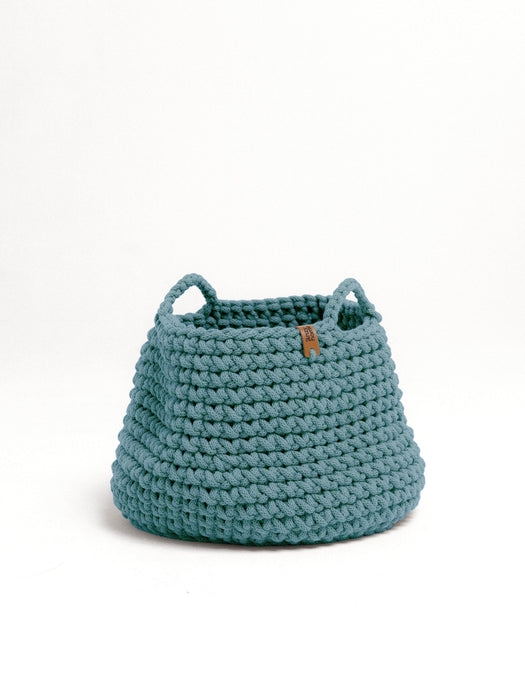Pet Toys Basket Personalizable Recycled Teal Pet Bed Anzy Home