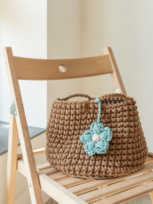 Toy Nursery Storage Basket Basic Recycled Caramel Baskets Anzy Home