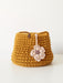 Toy Nursery Storage Basket Basic Recycled Mustard Cord Baskets Anzy Home