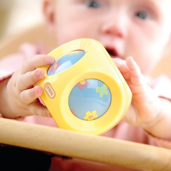 TOLO PASTEL SPINNING CHIME BALL BABY TOY RATTLES TOLO