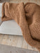 Chunky Knit Blanket in Beige Blankets Anzy Home