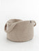 Basket Round with Handles Recycled Beige cord Baskets Anzy Home