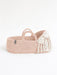 Doll Moses Basket Macrame Hood w/Rocking Stand Pearl Dolls, Playsets & Toy Figures Anzy Home