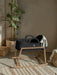 Standard Boho Moses Basket with Macrame Hood Black Bassinets & Cradles Anzy Home