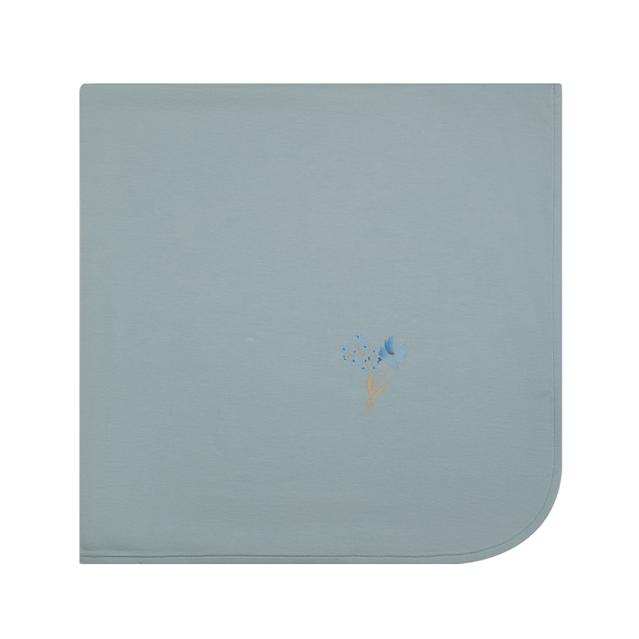 Watercolor Flower Footie and Hat Tricot Bebe