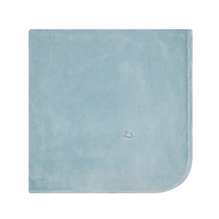 Embroidered Rocking Horse Footie and Hat Tricot Bebe