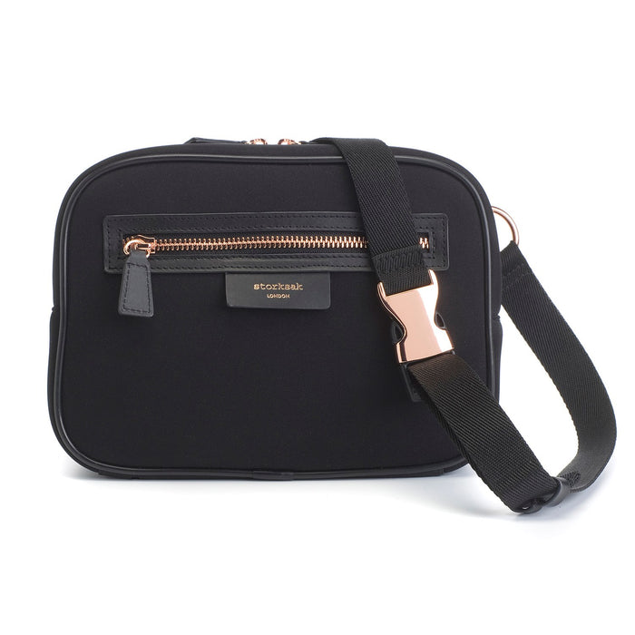 STORKSAK BAG ROSEGOLD/BLCK