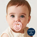 ITZY RITZY ITZY SOOTHER™ NATURAL RUBBER PACIFIER PINK BOWS PACIFIERS ITZY RITZY