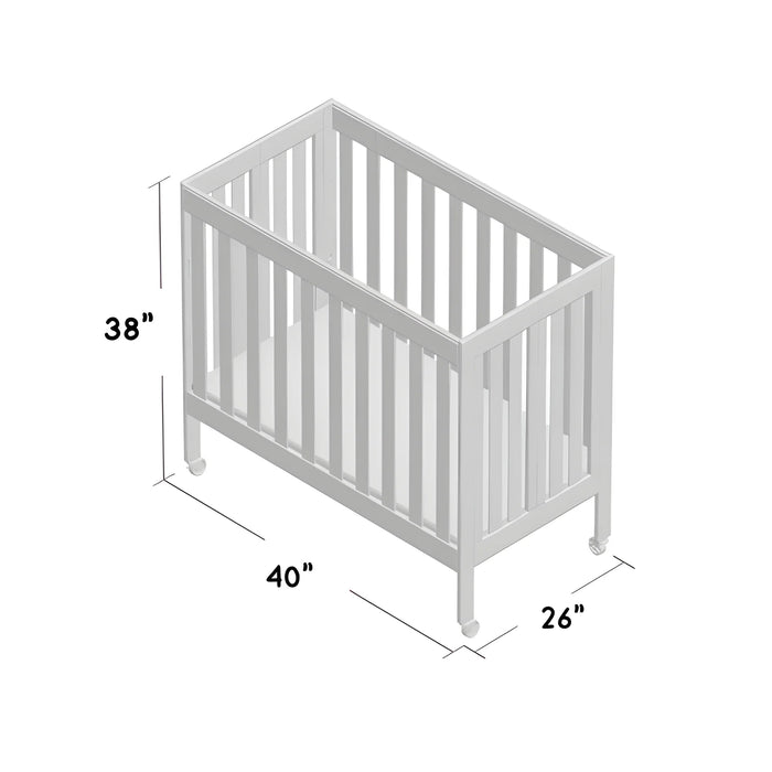 FIZZY BABY 3 LEVEL PORTABLE CRIB (FLAT) + FREE 3" MATTRESS FURNITURE FIZZY BABY
