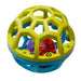 PLAYKIDIZ SQUISHY RATTLE BALL TOY PLAYKIDIZ