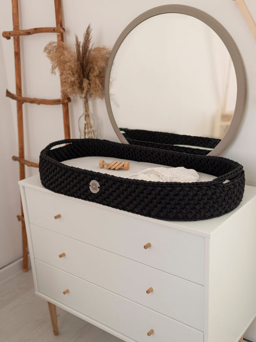 Baby Changing Basket Black Changing Tables Anzy Home