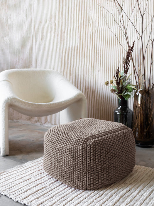Pouf Square Recycled Pouf Anzy Home