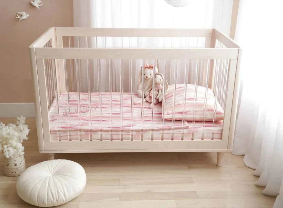 HIBERNATE BABY 3 PIECE CRIB LINEN SET (52"X 28") CRIB SET HIBERNATE BABY