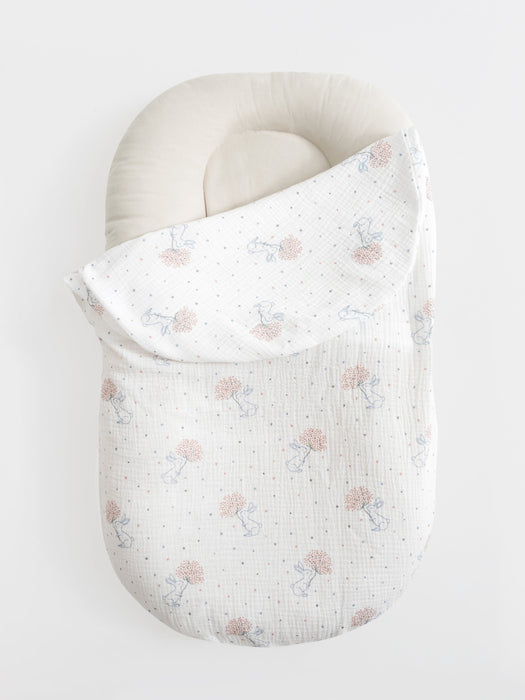Muslin Cover for Lounger Nest Bassinet & Cradle Accessories Anzy Home