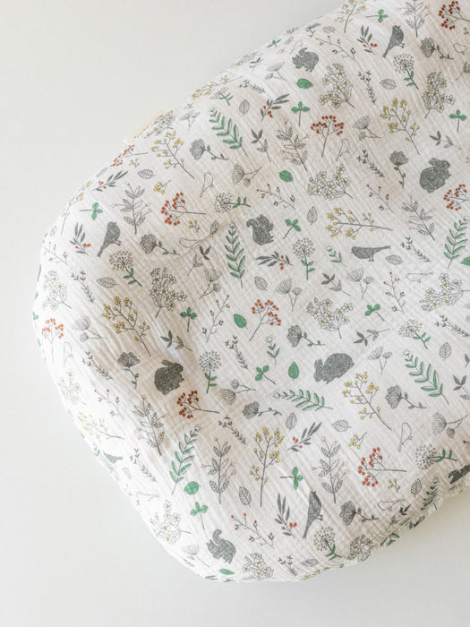 Muslin Cover for Lounger Nest Wildflowers Bassinet & Cradle Accessories Anzy Home
