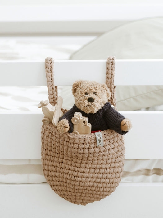 Crib Pocket Organizers Beige Baskets Anzy Home