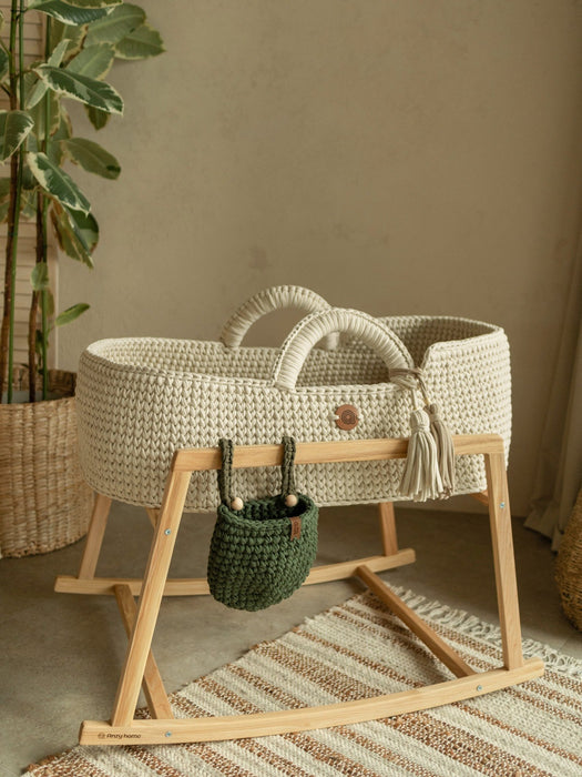 Crib Pocket Organizers Khaki Baskets Anzy Home
