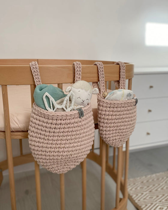 Crib Pocket Organizers Baskets Anzy Home