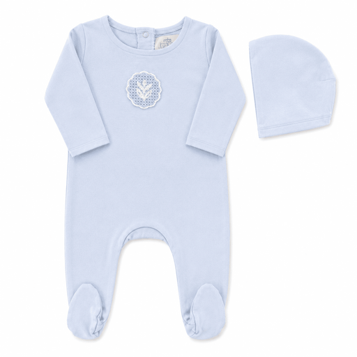 Crochet Applique (Cotton) Footie Tricot Bebe