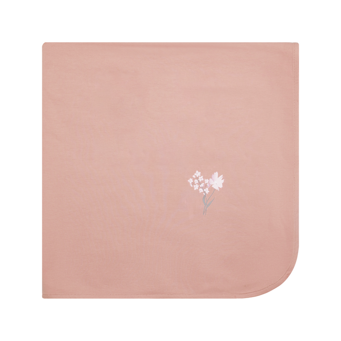 Watercolor Flower Footie and Hat Tricot Bebe