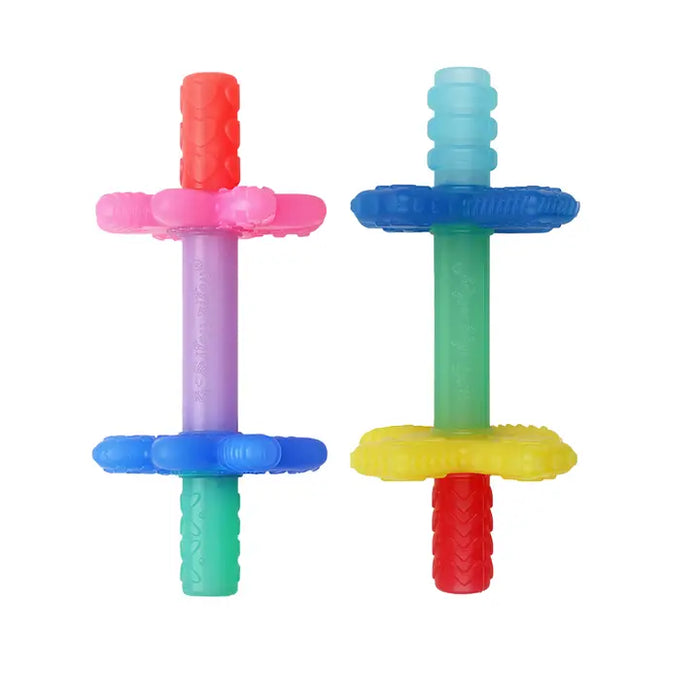 ITZY RITZY TEENSY TUBES RATTLE AND TEETHER TEETHERS ITZY RITZY