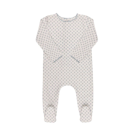 Ditsy Print Footie & Hat Tricot Bebe
