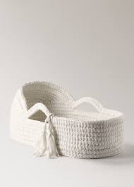 BABY Z MOSES BASKET CRADLE WITH ROCKING FRAME BASSINET BABY Z