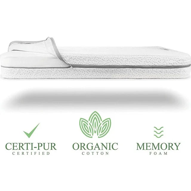 MODERA BABY ORGANIC COTTON PACK N PLAY MATTRESS - 26"-38" MATTRESS MOD BABY