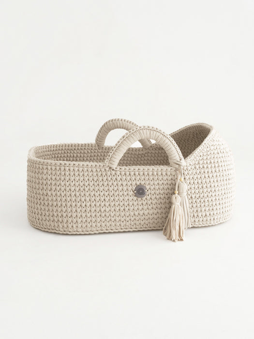 XL Moses Basket with Round Hood Bassinets & Cradles Anzy Home