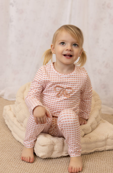 Checked Fringe Pjs