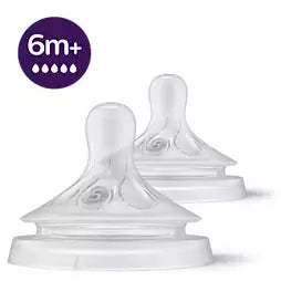 AVENT - NATURAL RESPONSE NIPPLE FLOW 5, 6M+, 2PK