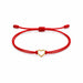 LIOHR BABY BRACELET MEANINGFUL TRADITION. HANDMADE WITH RED THREAD . GOLD HEART 2 BRACELET LIOHR