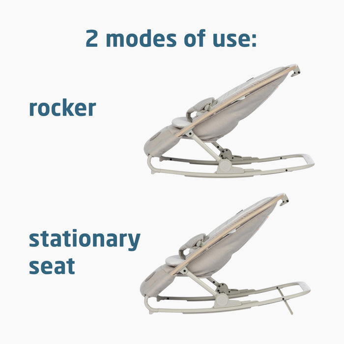 maxi-cosi 2-in-1 kori lightweight rocker - essential graphite MAXI-COSI KORI 2-IN-1 BABY ROCKER — Little Luxury