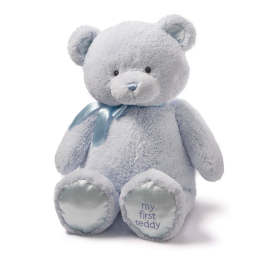 GUND MY FIRST TEDDY BEAR JUMBO STUFFED ANIMAL PLUSH, BLUE, 36"