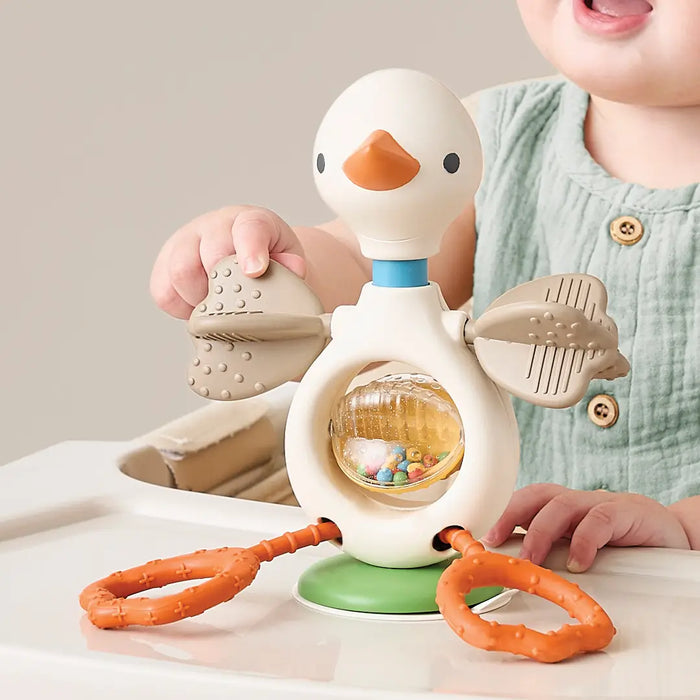 ITZY RITZY TWIST AND BOP HIGHCHAIR GOOSE SENSORY TOY