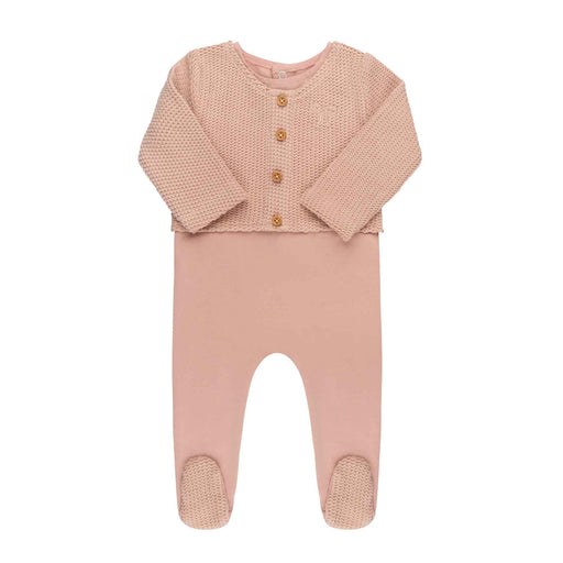 Faux Cardigan Layette Set (cotton edition) Tricot Bebe