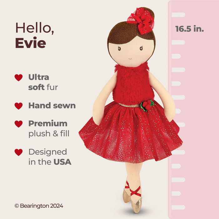 BEARINGTON EVIE BALLERINA, 16.5 INCH BALLERINA DOLL DOLL BEARINGTON BABY