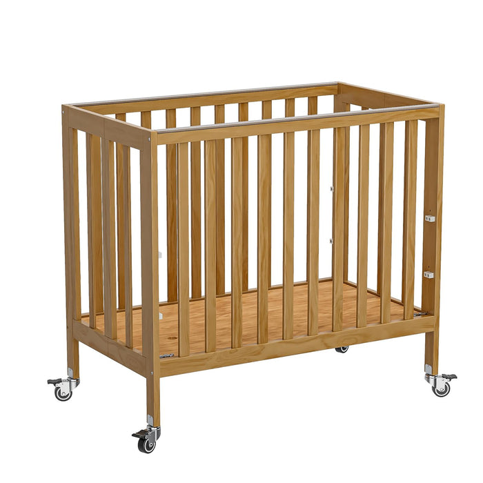 FIZZY BABY MINI PORTABLE CRIB 3 LEVELS (20"/38") ONE SIZE NATURAL MINI CRIB FIZZY BABY