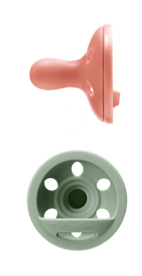 TOMMEE TIPPEE BREAST-LIKE PACIFIER, LIGHTWEIGHT, ONE-PIECE SILICONE DESIGN, SYMMETRICAL NIPPLE, 2 PACK 6-18 M MIXED PACIFIERS TOMMEE TIPPEE