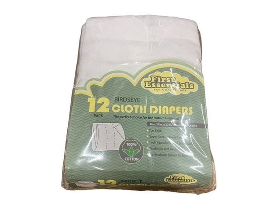 FIRST ESSENTIALS CLOTH DIAPER 12 PACK